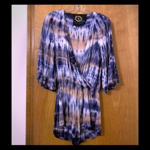 Tie dyed romper